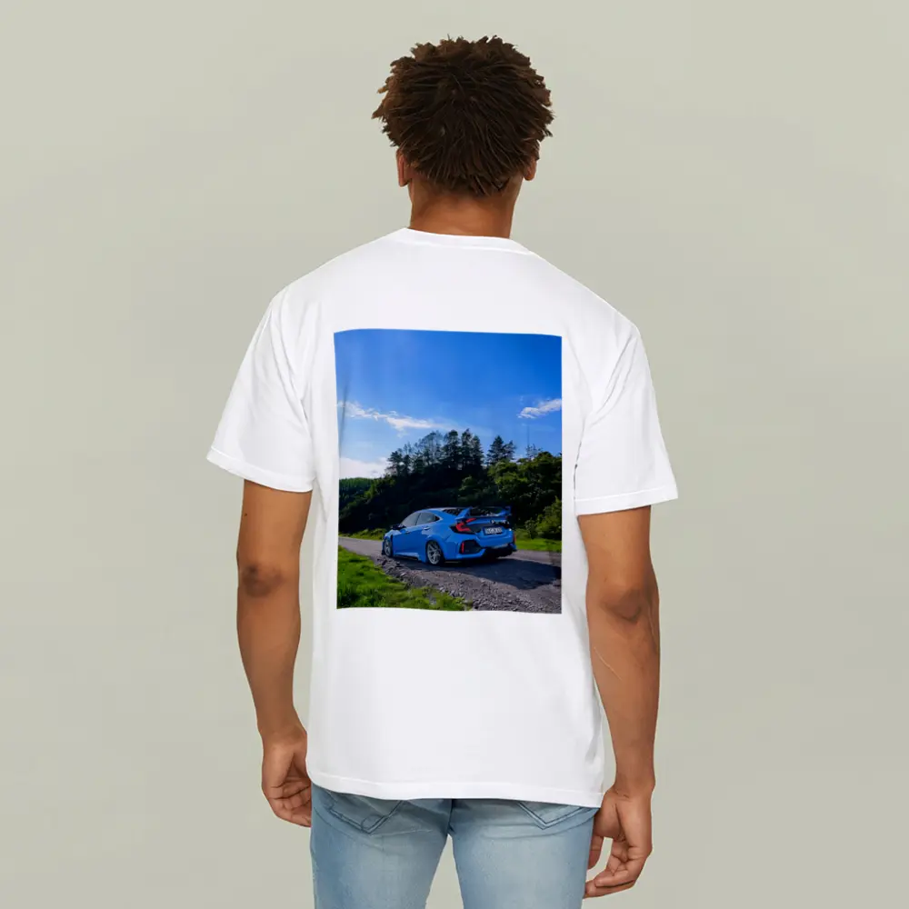 Honda Civic Type R Blue Country Road – T-Shirts