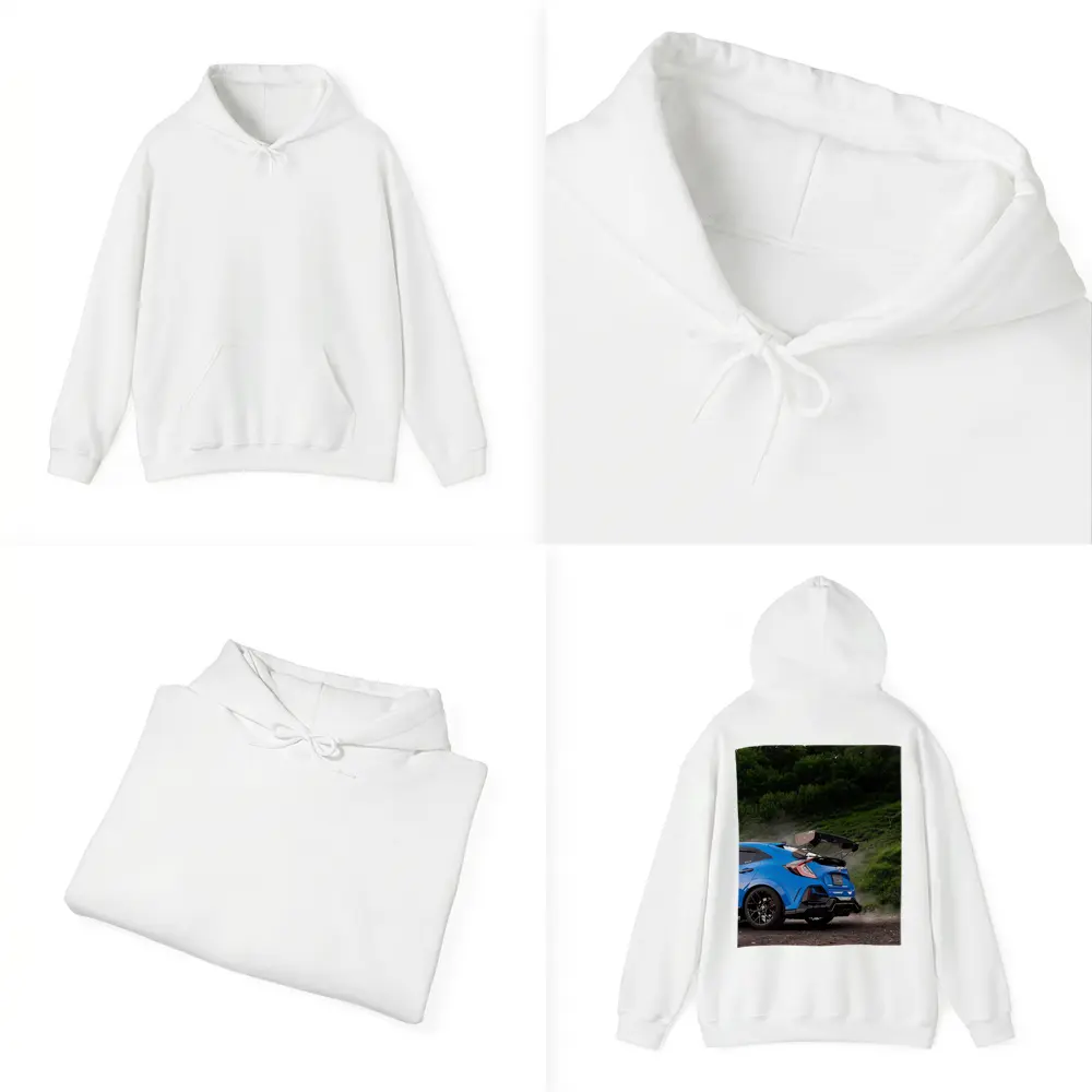Honda Civic Type R Blue Forest Road – Hoodies