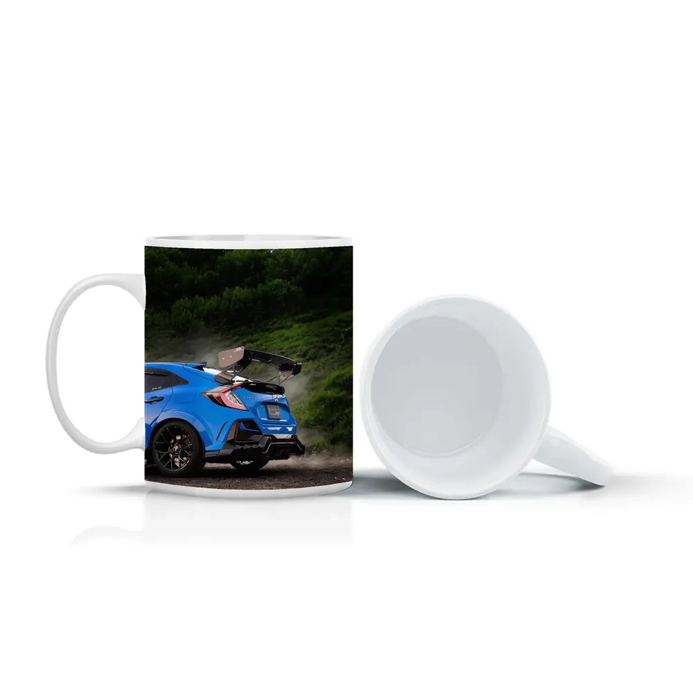 Honda Civic Type R Blue Forest Road – Mugs
