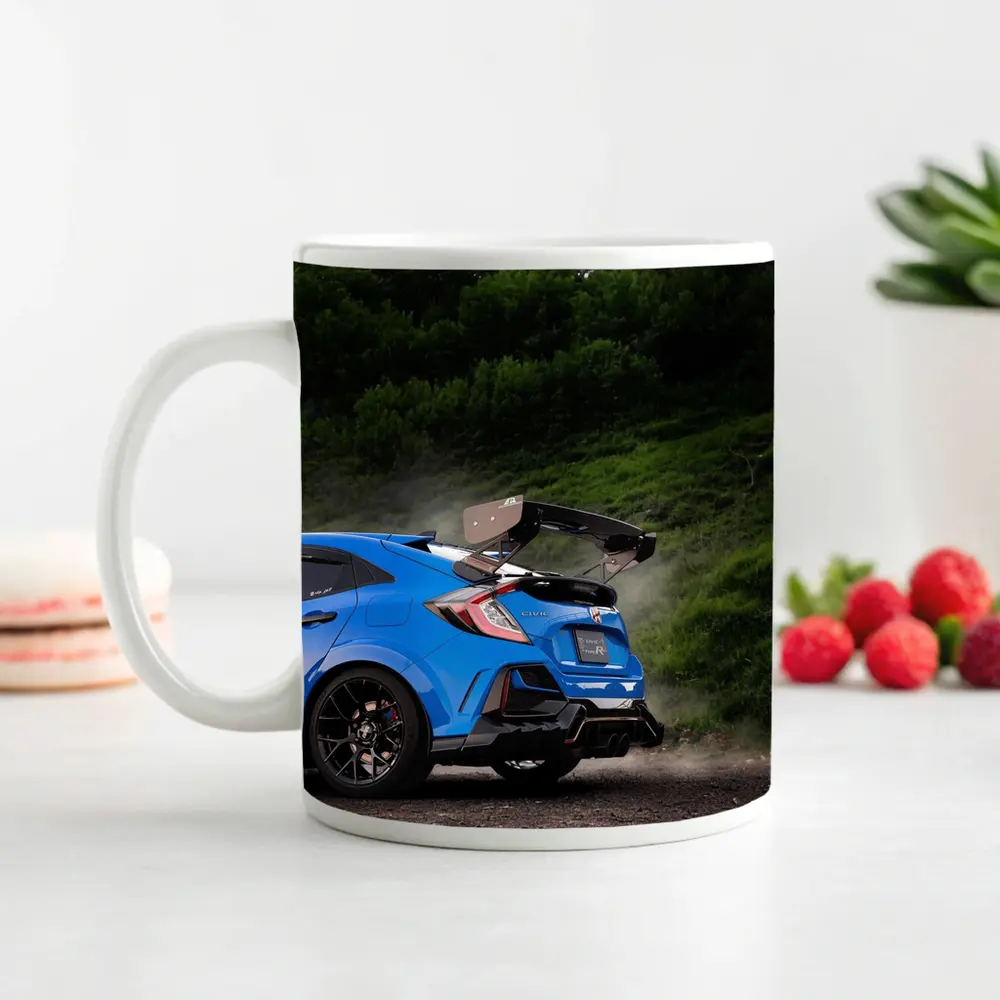 Honda Civic Type R Blue Forest Road – Mugs