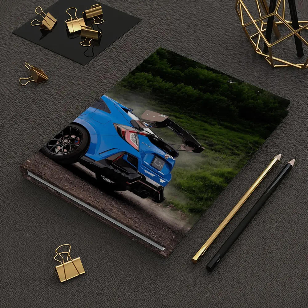 Honda Civic Type R Blue Forest Road – Notebooks