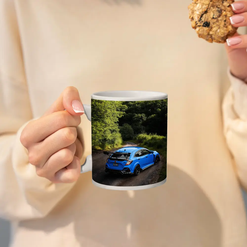 Honda Civic Type R Blue Forest Road – Mugs