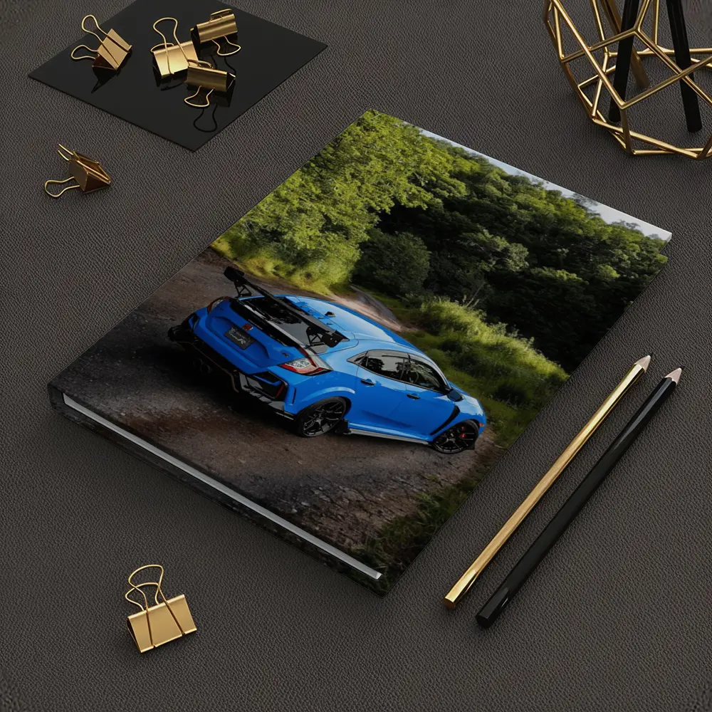 Honda Civic Type R Blue Forest Road – Notebooks