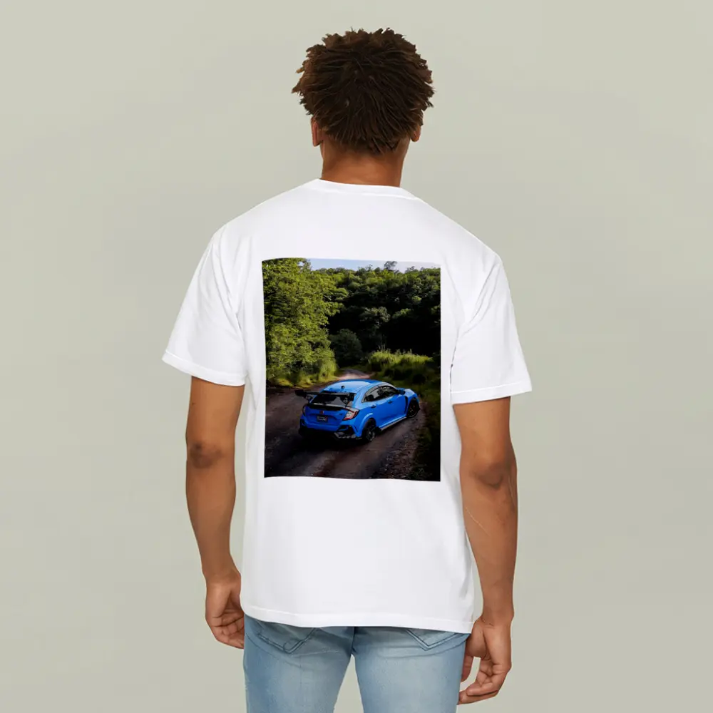 Honda Civic Type R Blue Forest Road – T-Shirts