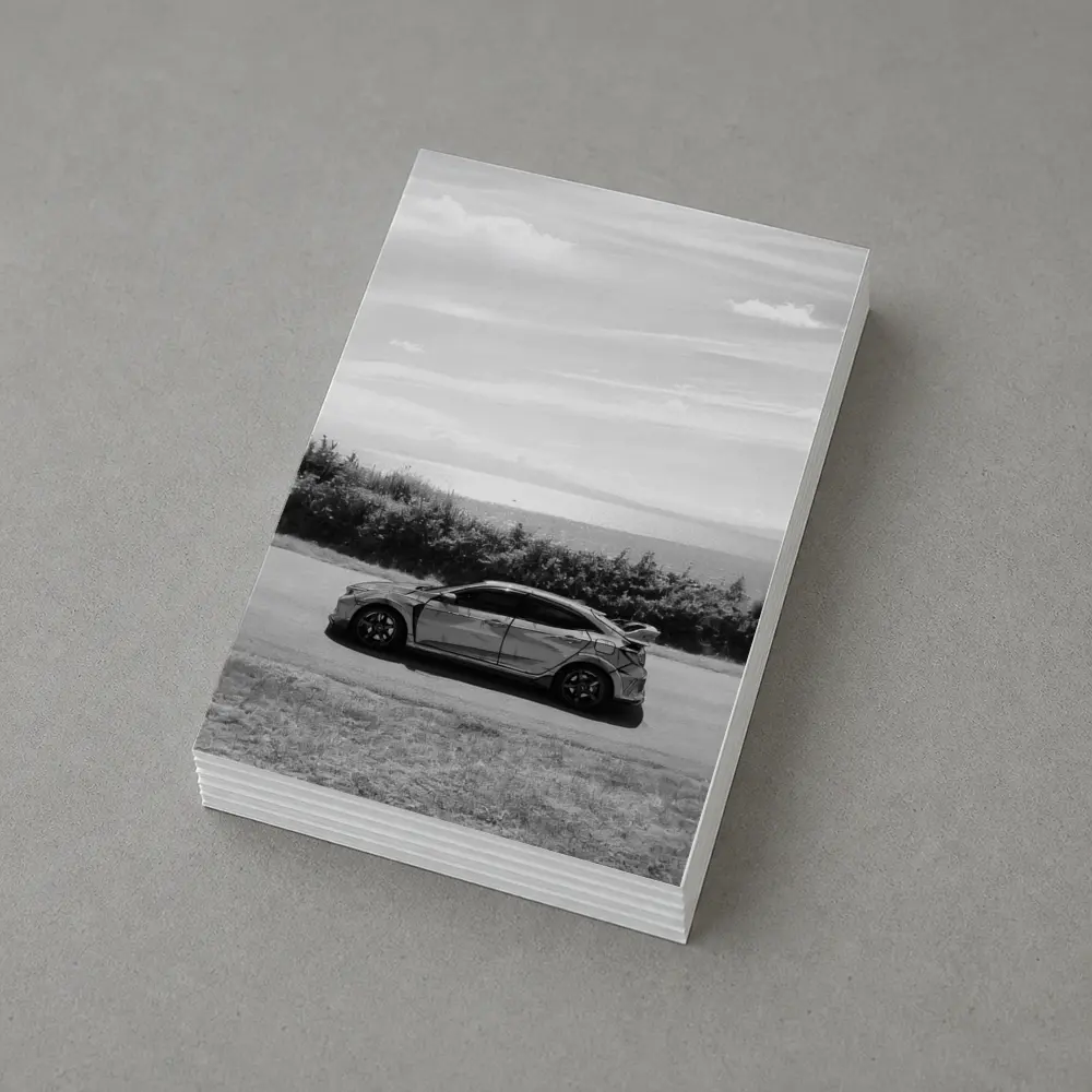 Honda Civic Type R Coastal Black White – Postcards