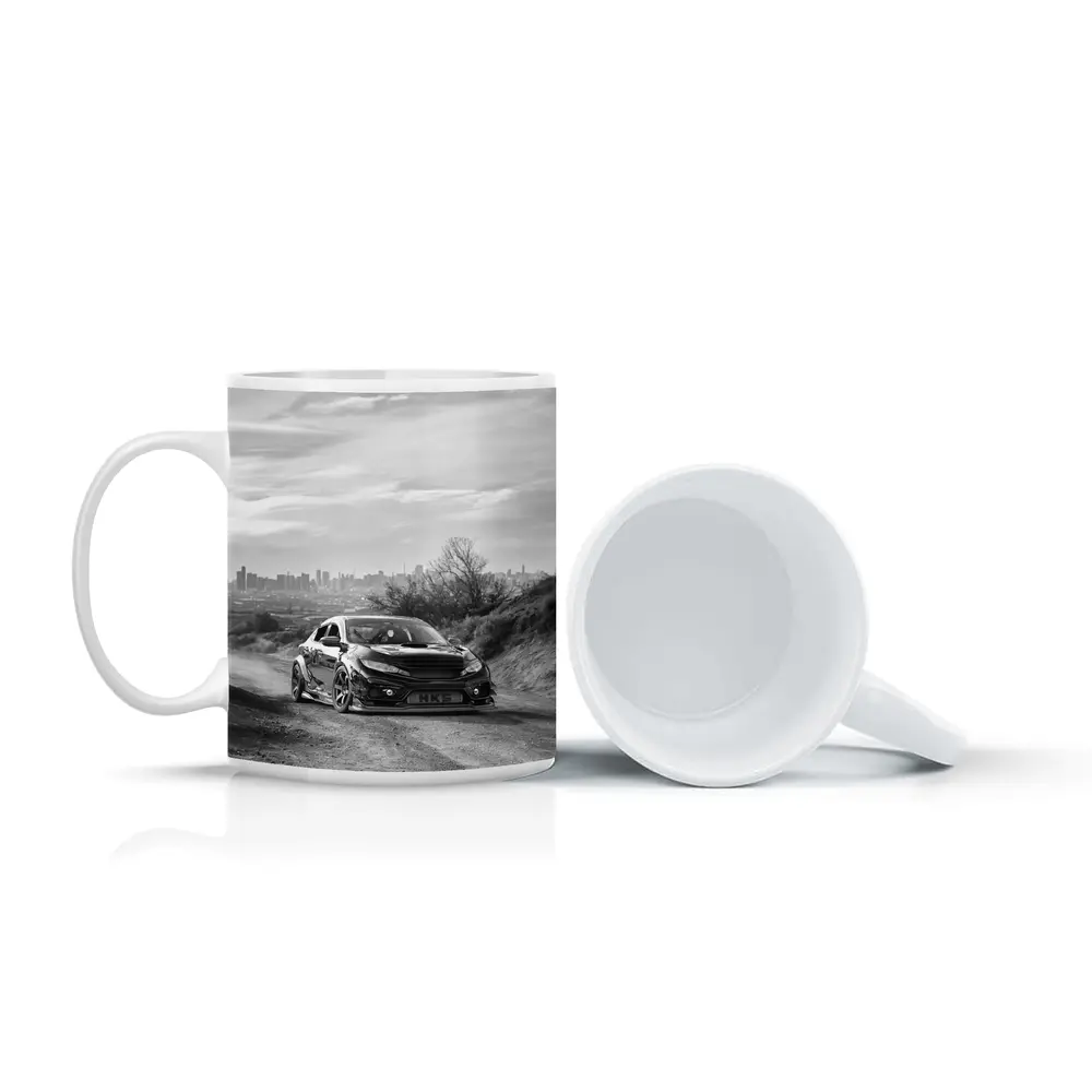 Honda Civic Widebody Black White Dirt Road – Mugs