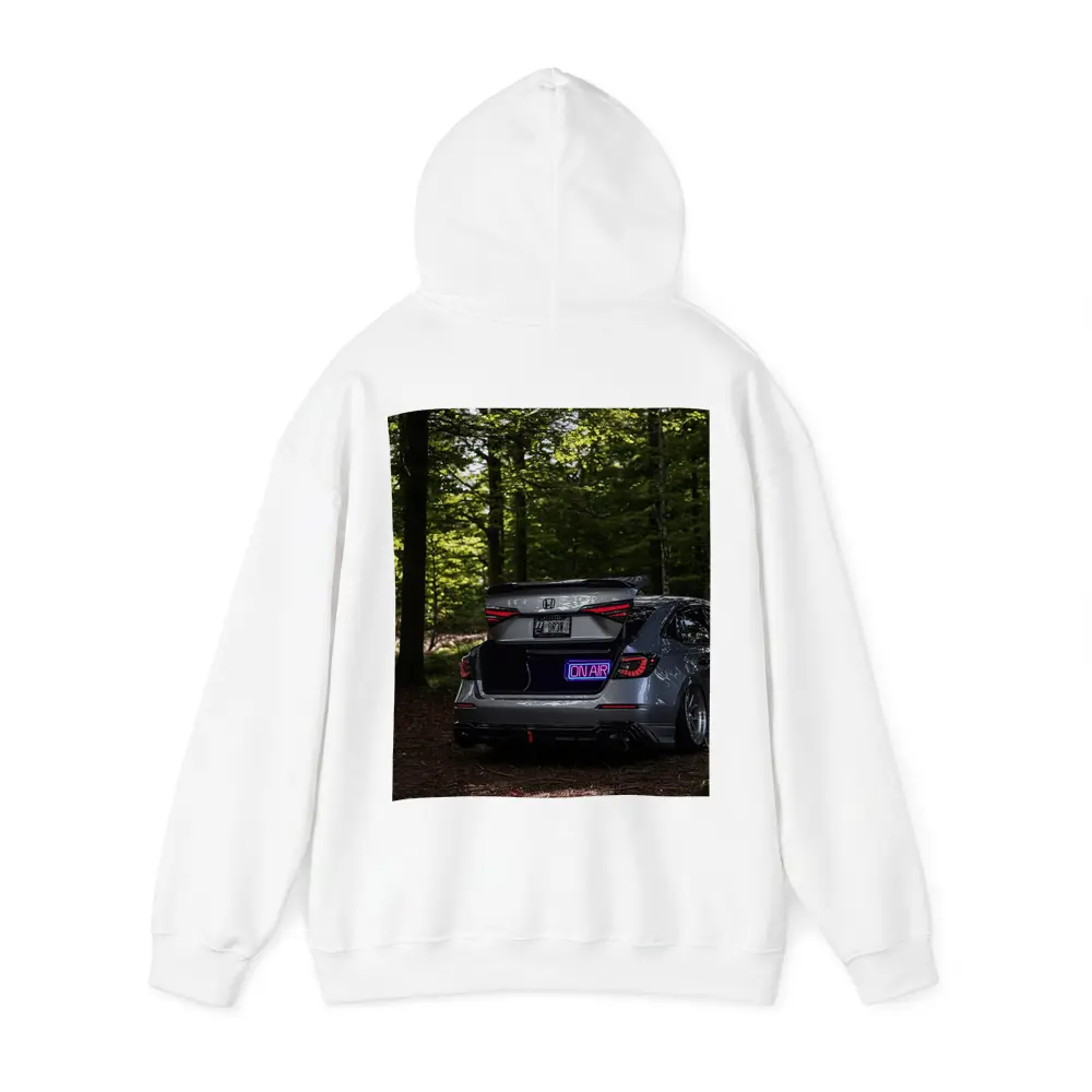 Honda Civic Stanced Rear Forest Setting – Hoodies