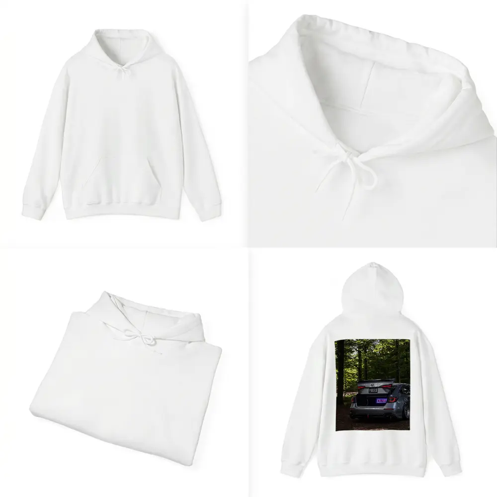 Honda Civic Stanced Rear Forest Setting – Hoodies