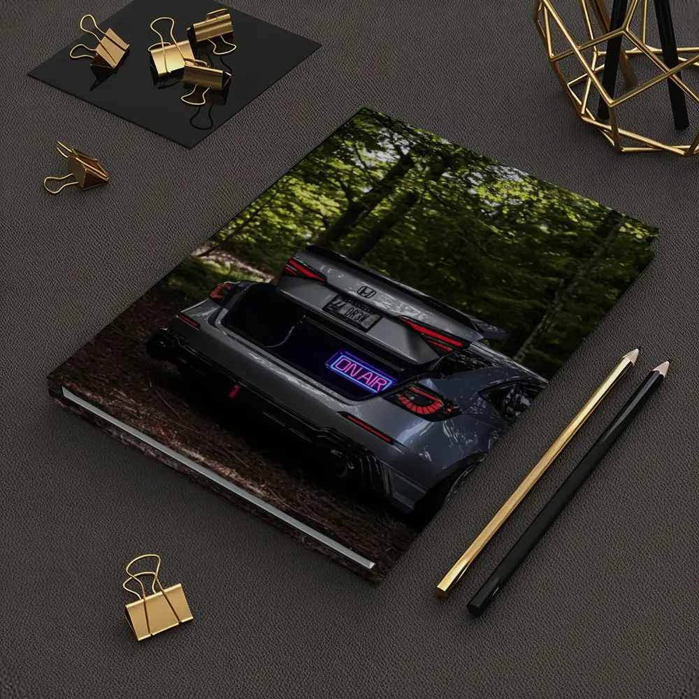 Honda Civic Stanced Rear Forest Setting – Notebooks