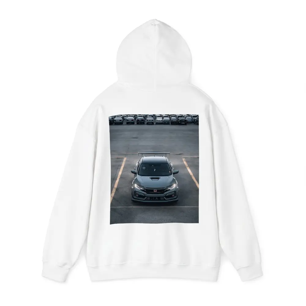 Honda Civic Type R Gray Parking Lot – Hoodies
