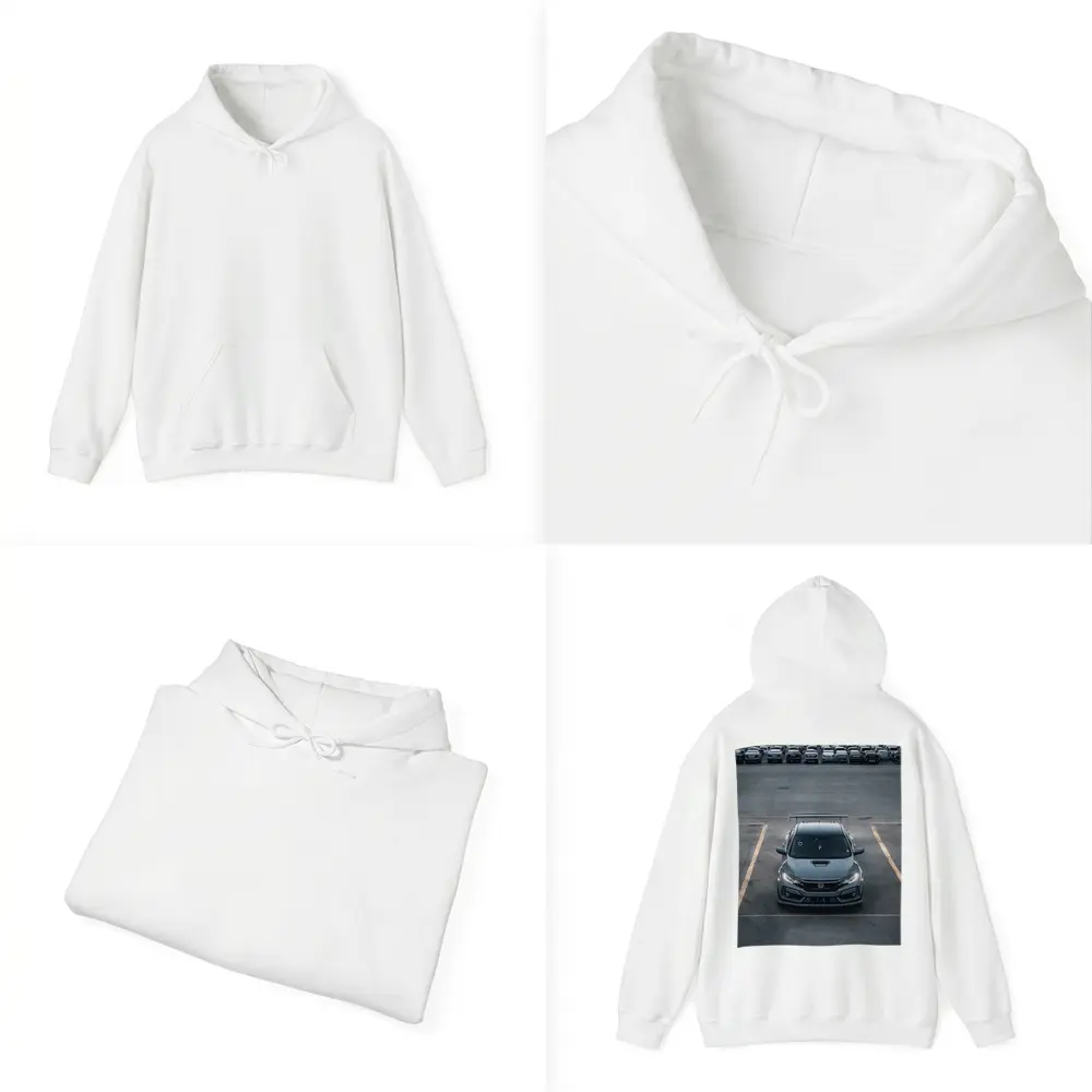 Honda Civic Type R Gray Parking Lot – Hoodies