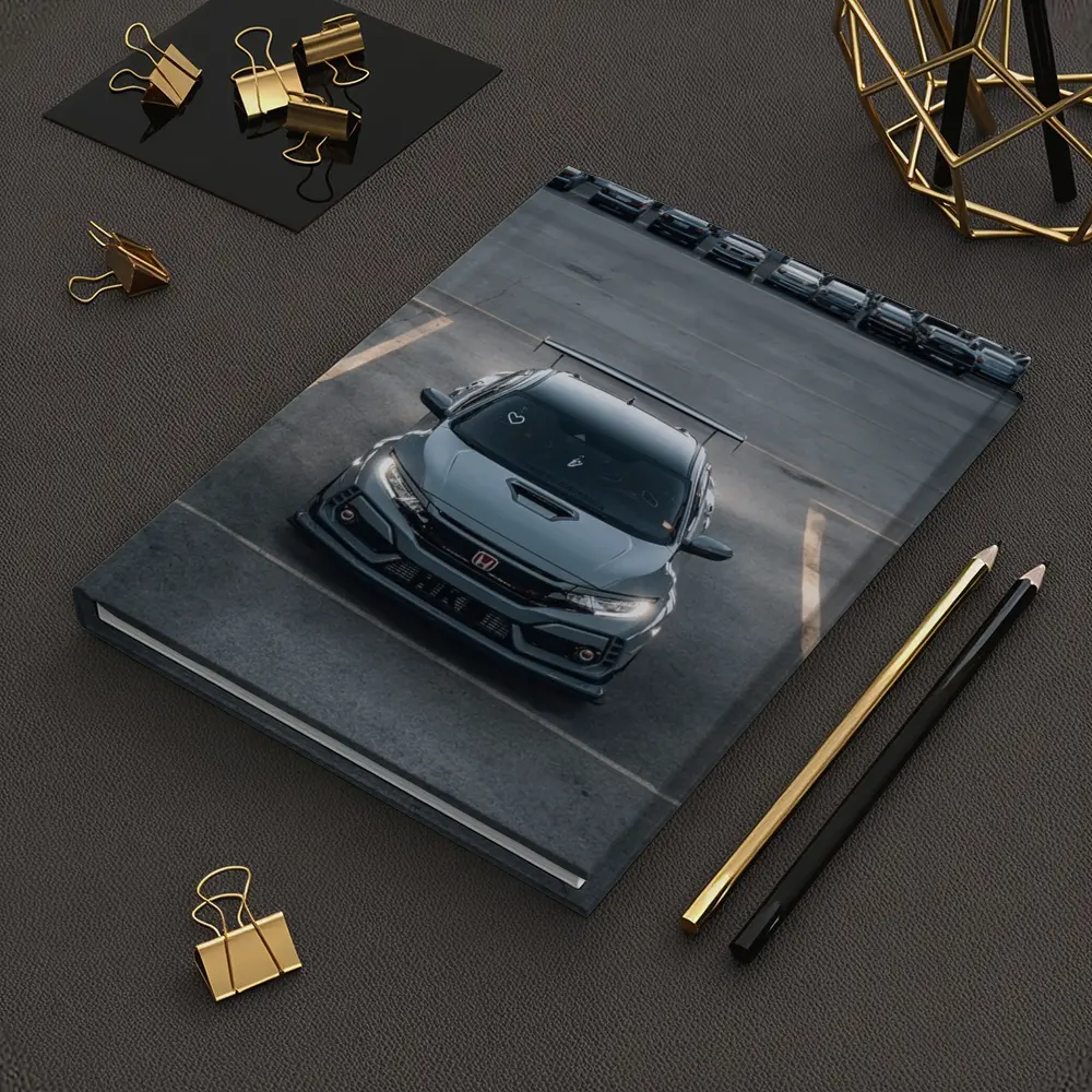 Honda Civic Type R Gray Parking Lot – Notebooks