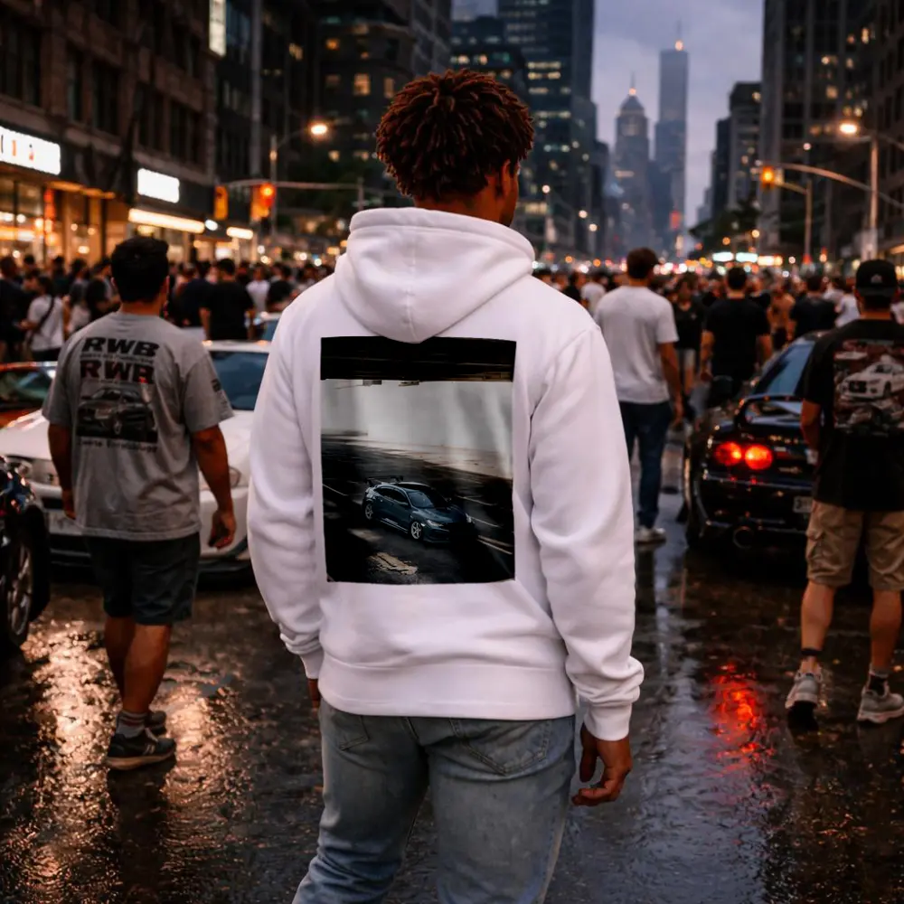 Honda Civic Type R Gray Urban Street – Hoodies