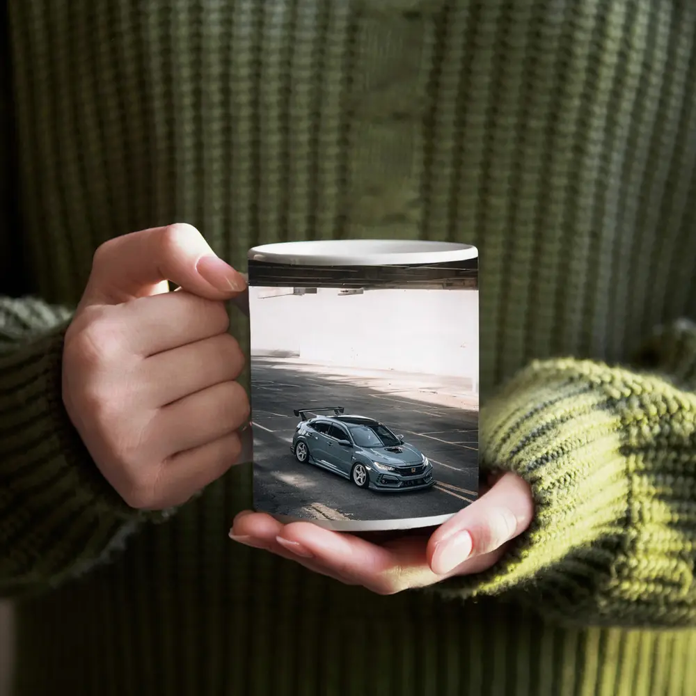 Honda Civic Type R Gray Urban Street – Mugs