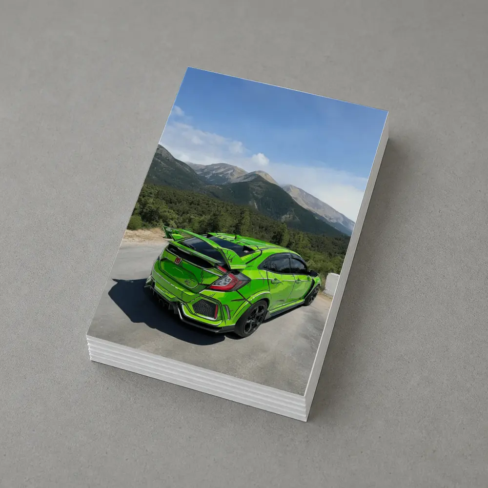 Honda Civic Type R Green Mountain Road – Postcards