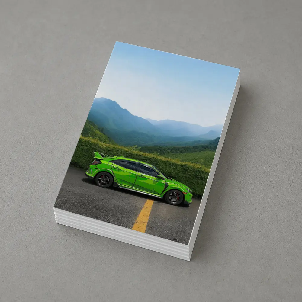 Honda Civic Type R Green Mountain Road – Postcards