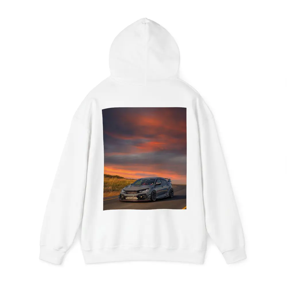 Honda Civic Type R Grey Sunset Sky – Hoodies