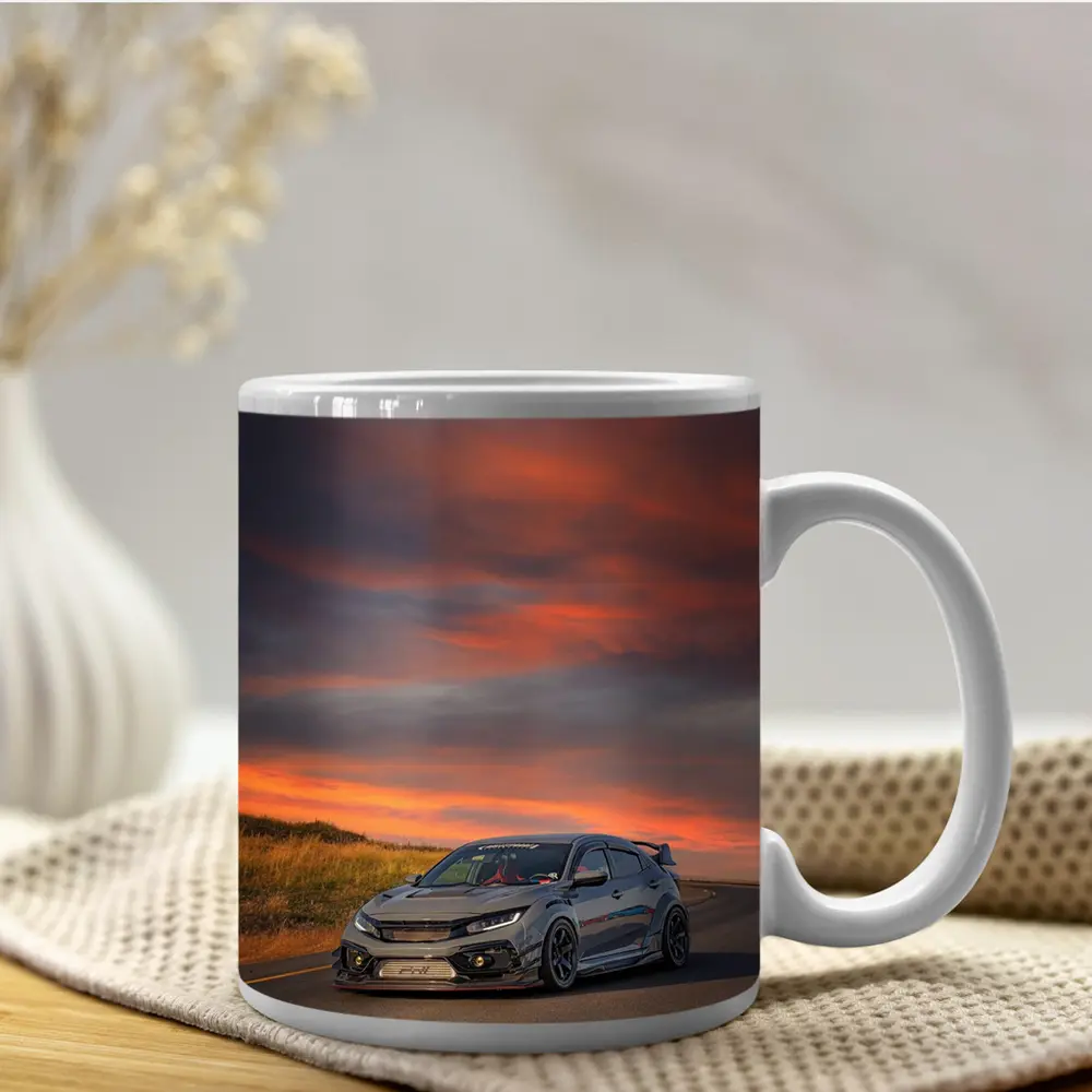 Honda Civic Type R Grey Sunset Sky – Mugs