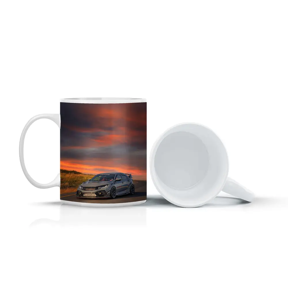 Honda Civic Type R Grey Sunset Sky – Mugs