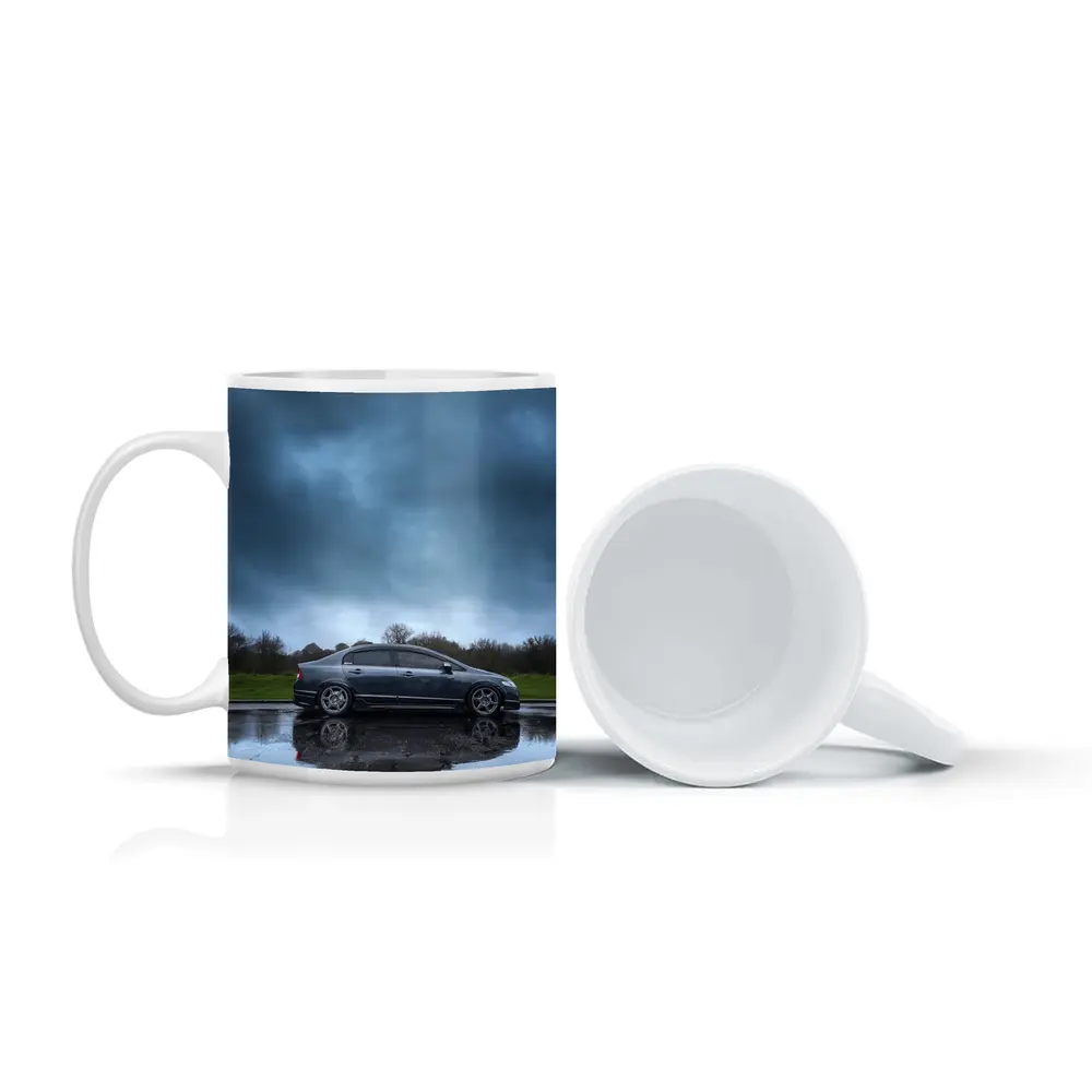 Honda Civic Sedan Rainy Day Dark Sky – Mugs