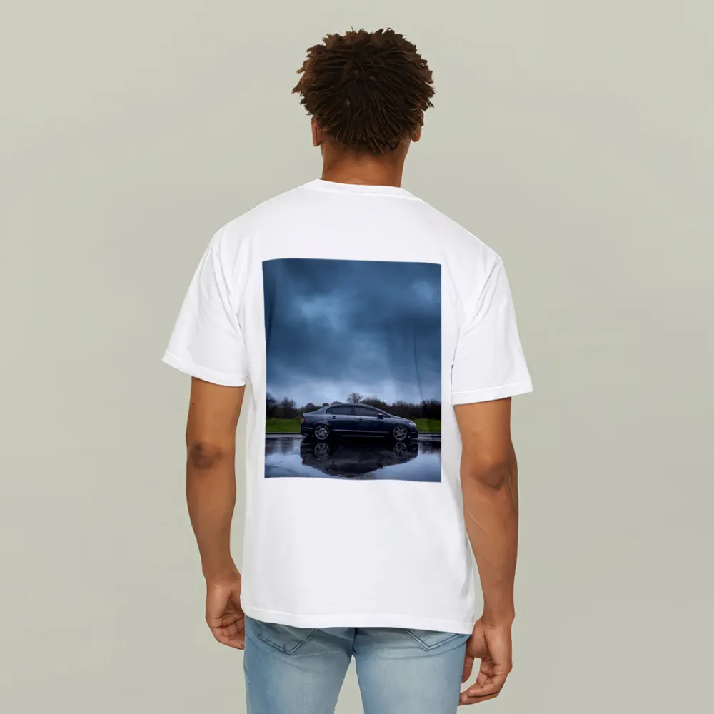 Honda Civic Sedan Rainy Day Dark Sky – T-Shirts