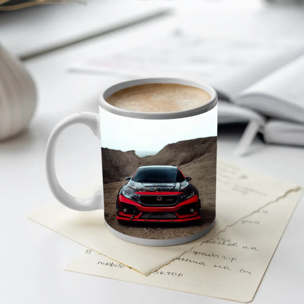 Honda Civic Type R Red Mountain Dirt Road – Mugs