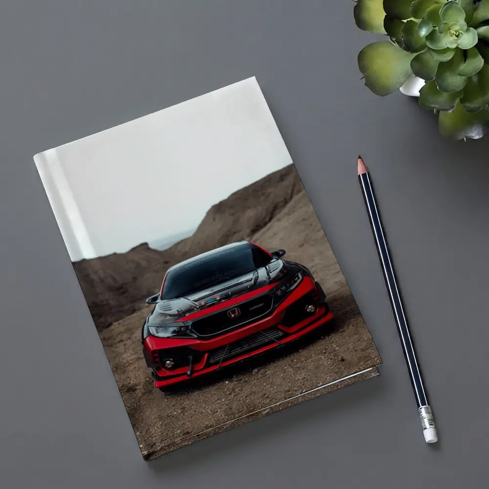 Honda Civic Type R Red Mountain Dirt Road – Notebooks
