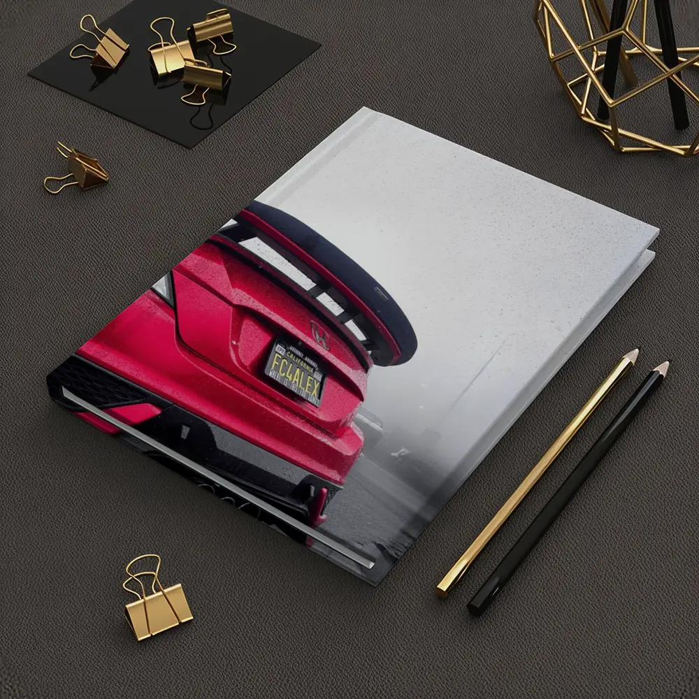 Honda Civic Type R Red Foggy Background – Notebooks