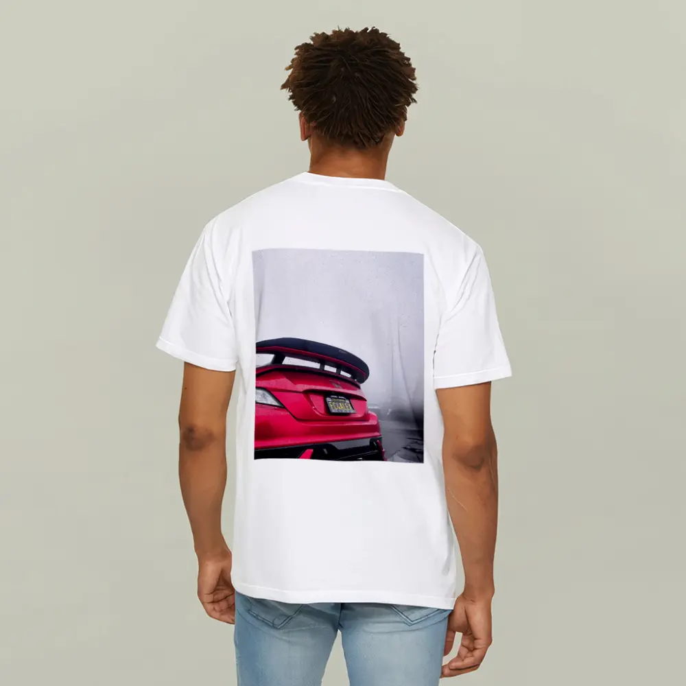 Honda Civic Type R Red Foggy Background – T-Shirts