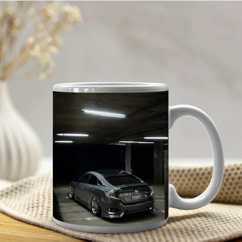 Honda Civic Stance Dark Parking Garage – Mugs