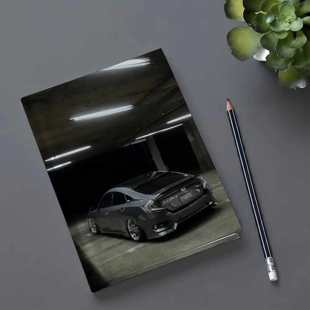 Honda Civic Stance Dark Parking Garage – Notebooks