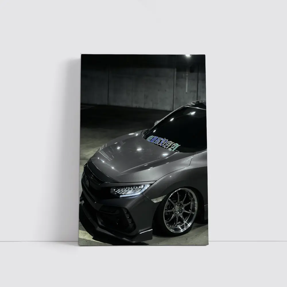 Honda Civic Type R Dark Parking Garage – Wall Art