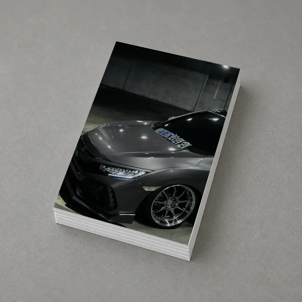 Honda Civic Type R Dark Parking Garage – Postcards