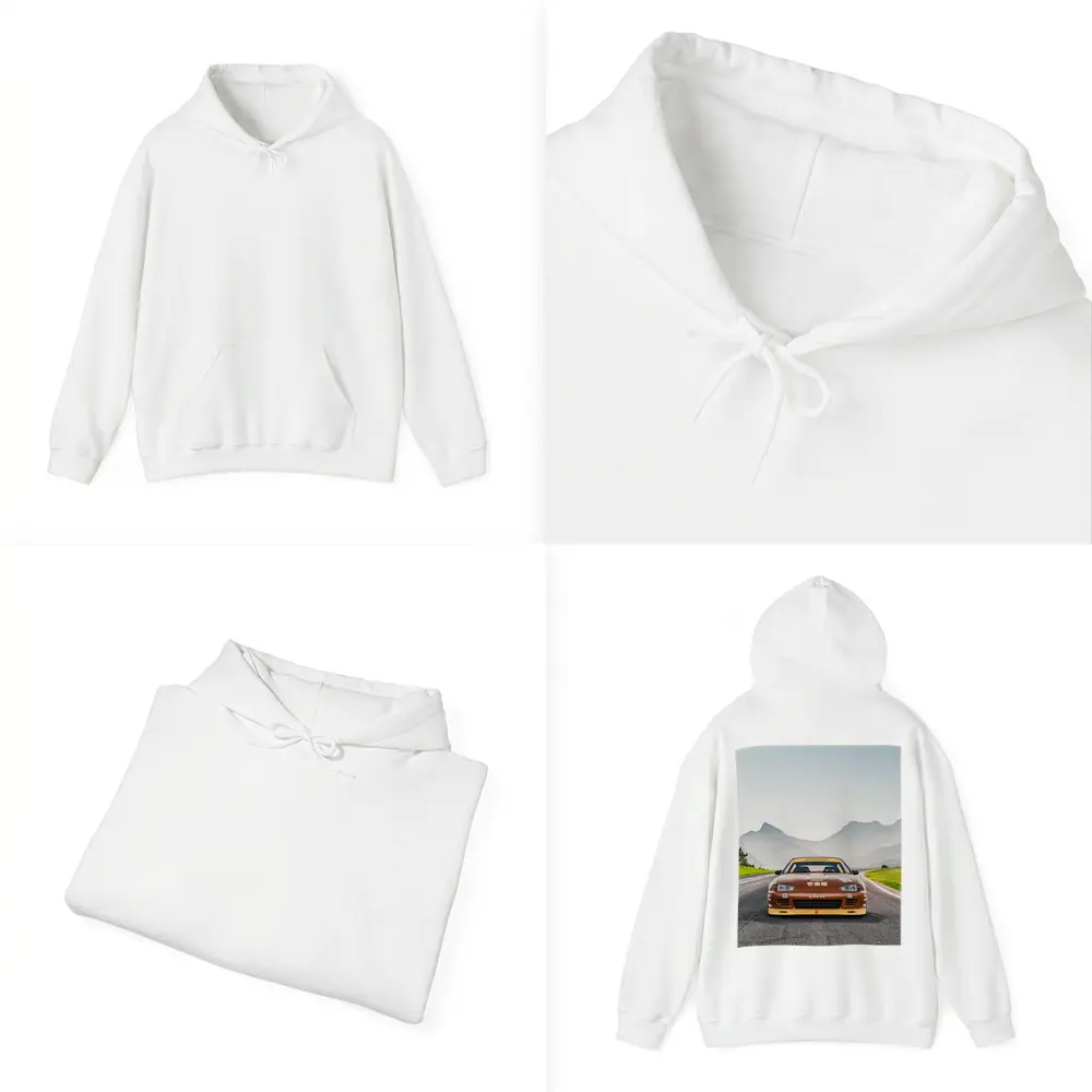 Honda Civic Sport Racing on Mountain Road – Hoodies
