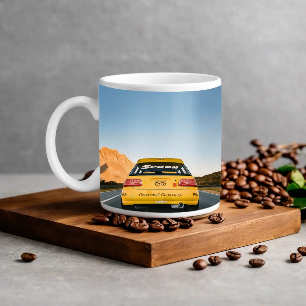 Honda Civic Spoon Sports Yellow Mountain Road – Mugs