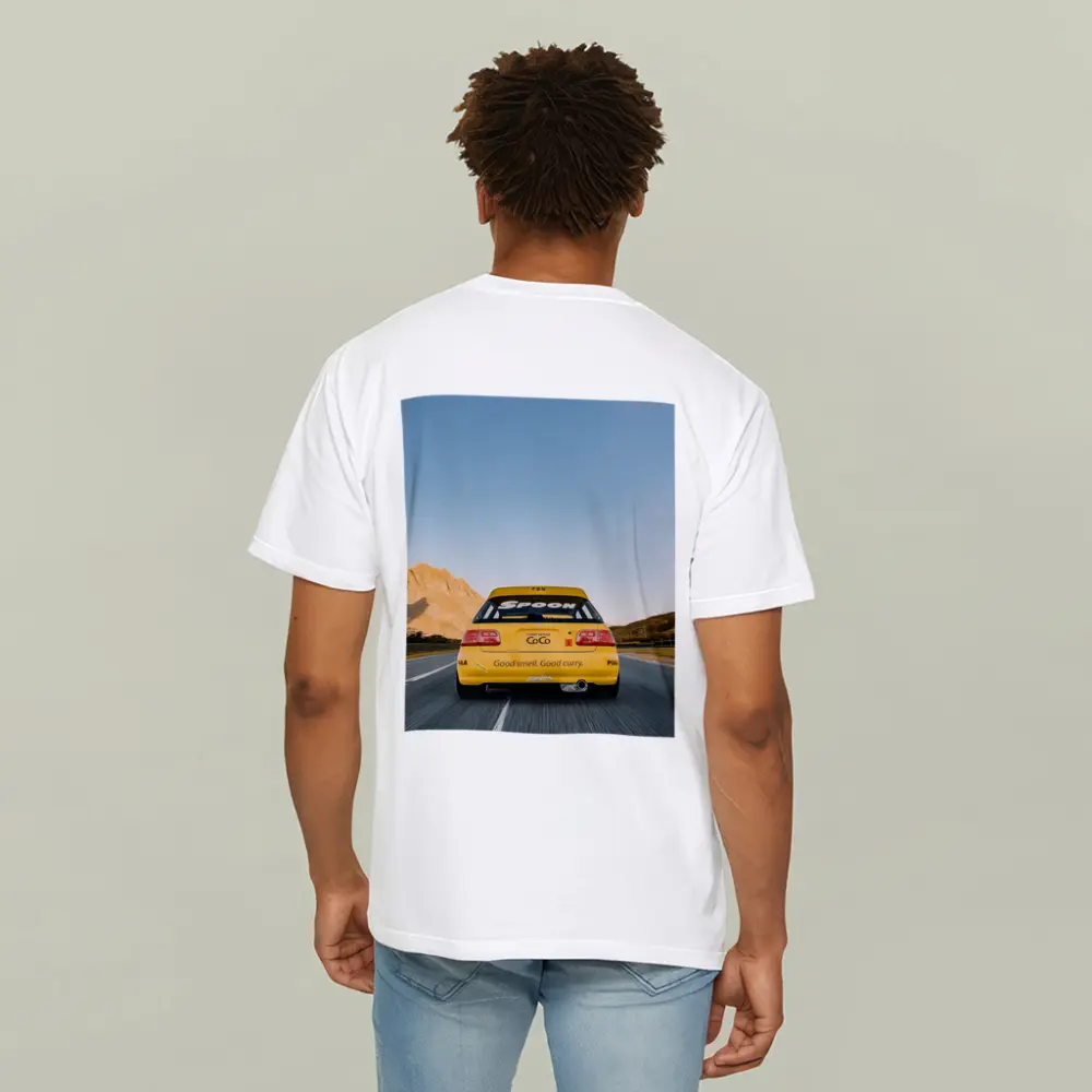 Honda Civic Spoon Sports Yellow Mountain Road – T-Shirts