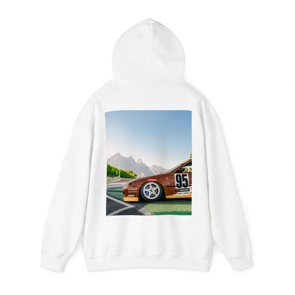 Honda Civic Race Car Mountain Track – Hoodies