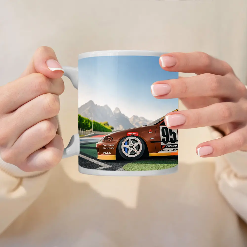 Honda Civic Race Car Mountain Track – Mugs