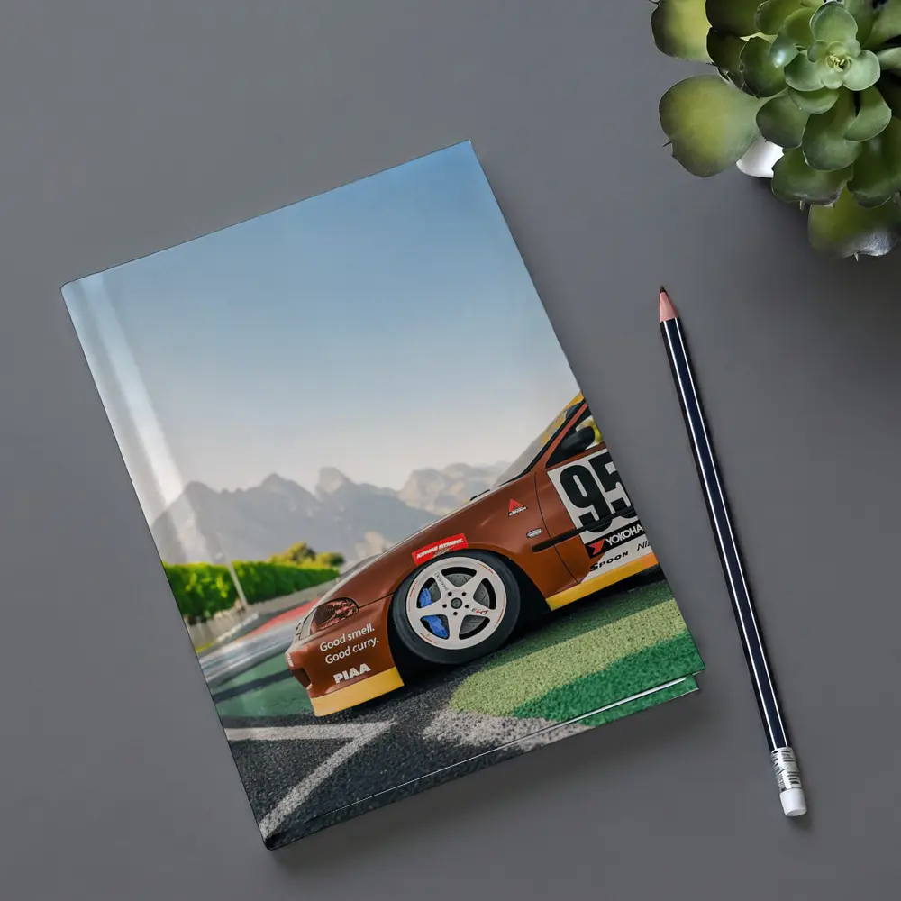 Honda Civic Race Car Mountain Track – Notebooks