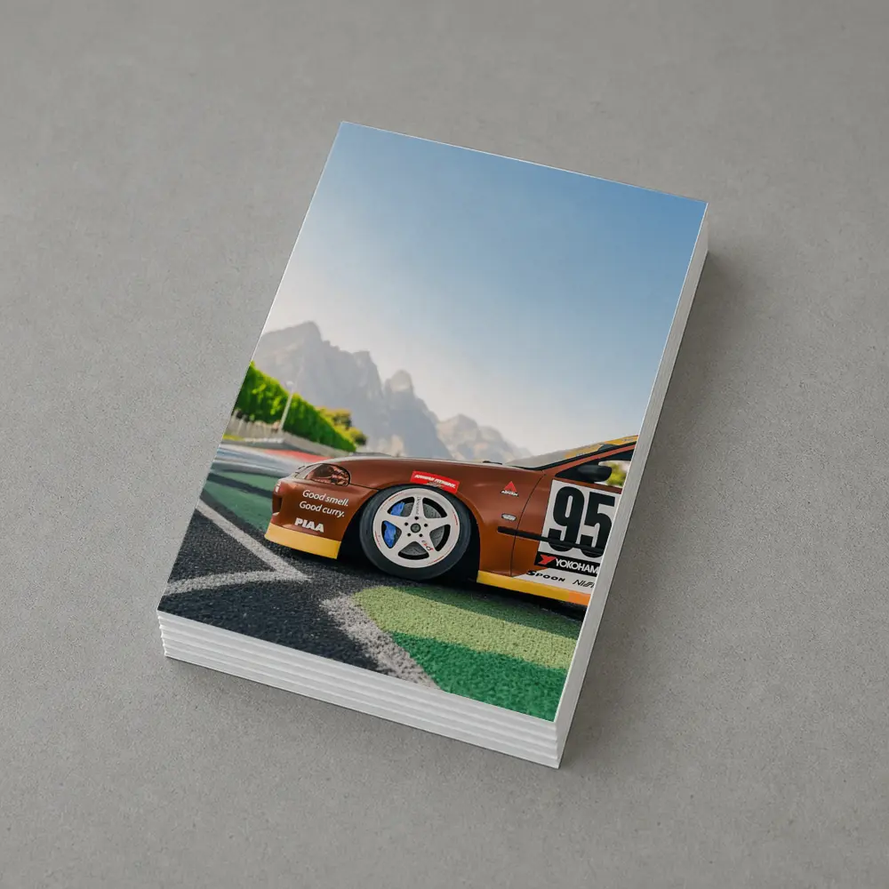 Honda Civic Race Car Mountain Track – Postcards