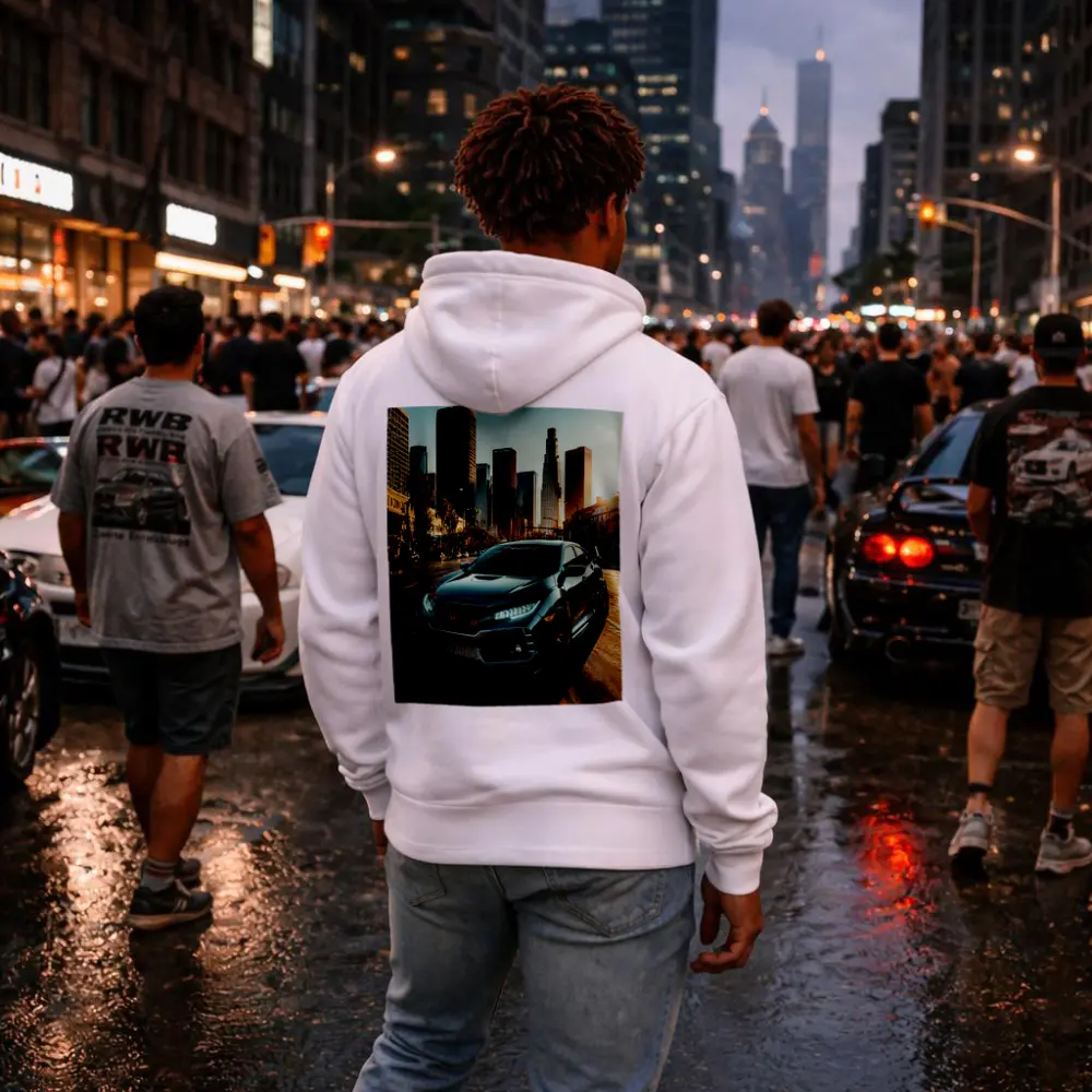 Honda Civic Type R Los Angeles Street – Hoodies