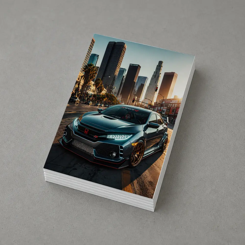 Honda Civic Type R Los Angeles Street – Postcards