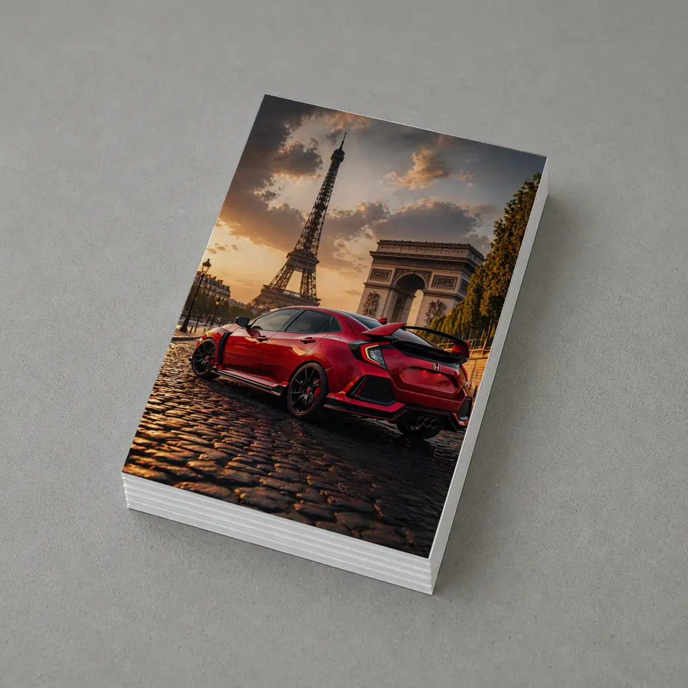 Honda Civic Type R Paris Sunset – Postcards