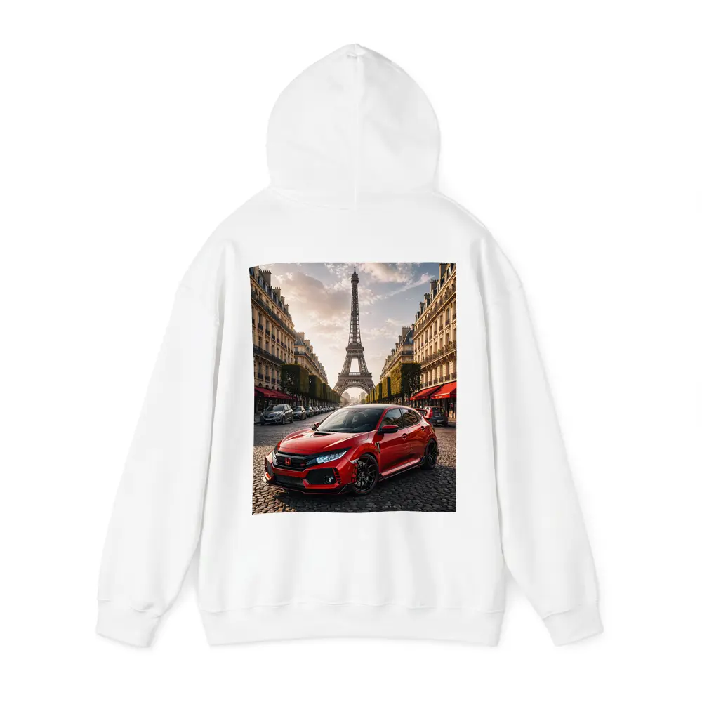 Honda Civic Type R Paris Eiffel Tower – Hoodies