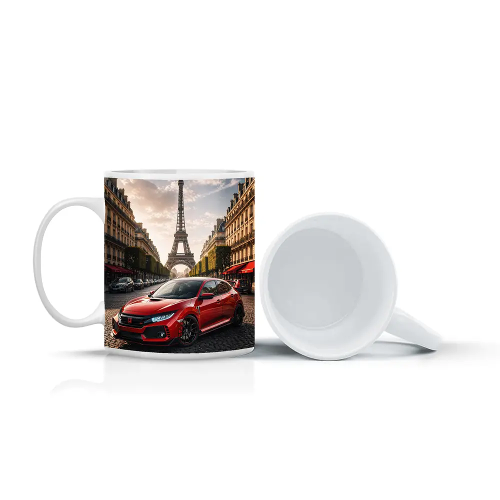 Honda Civic Type R Paris Eiffel Tower – Mugs
