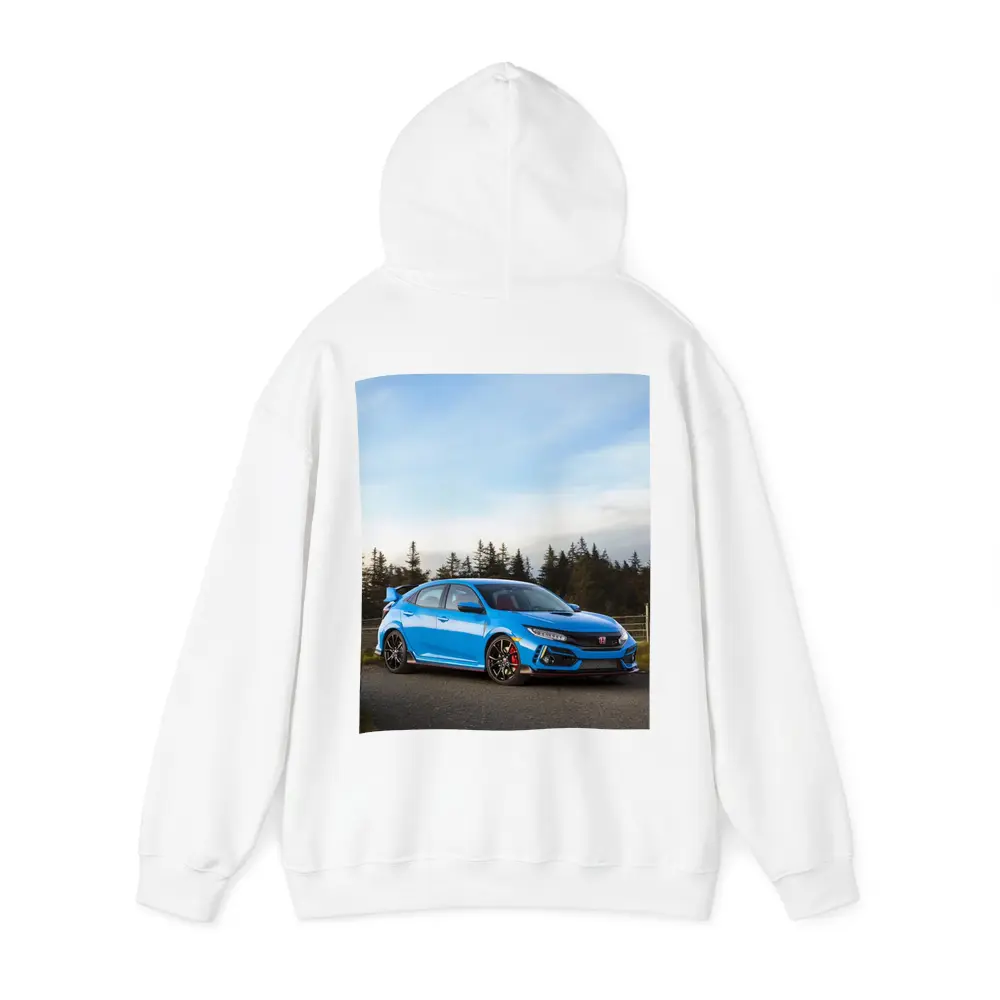 Honda Civic Type R Blue Forest Road – Hoodies