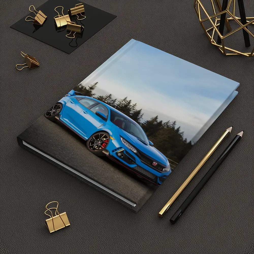 Honda Civic Type R Blue Forest Road – Notebooks