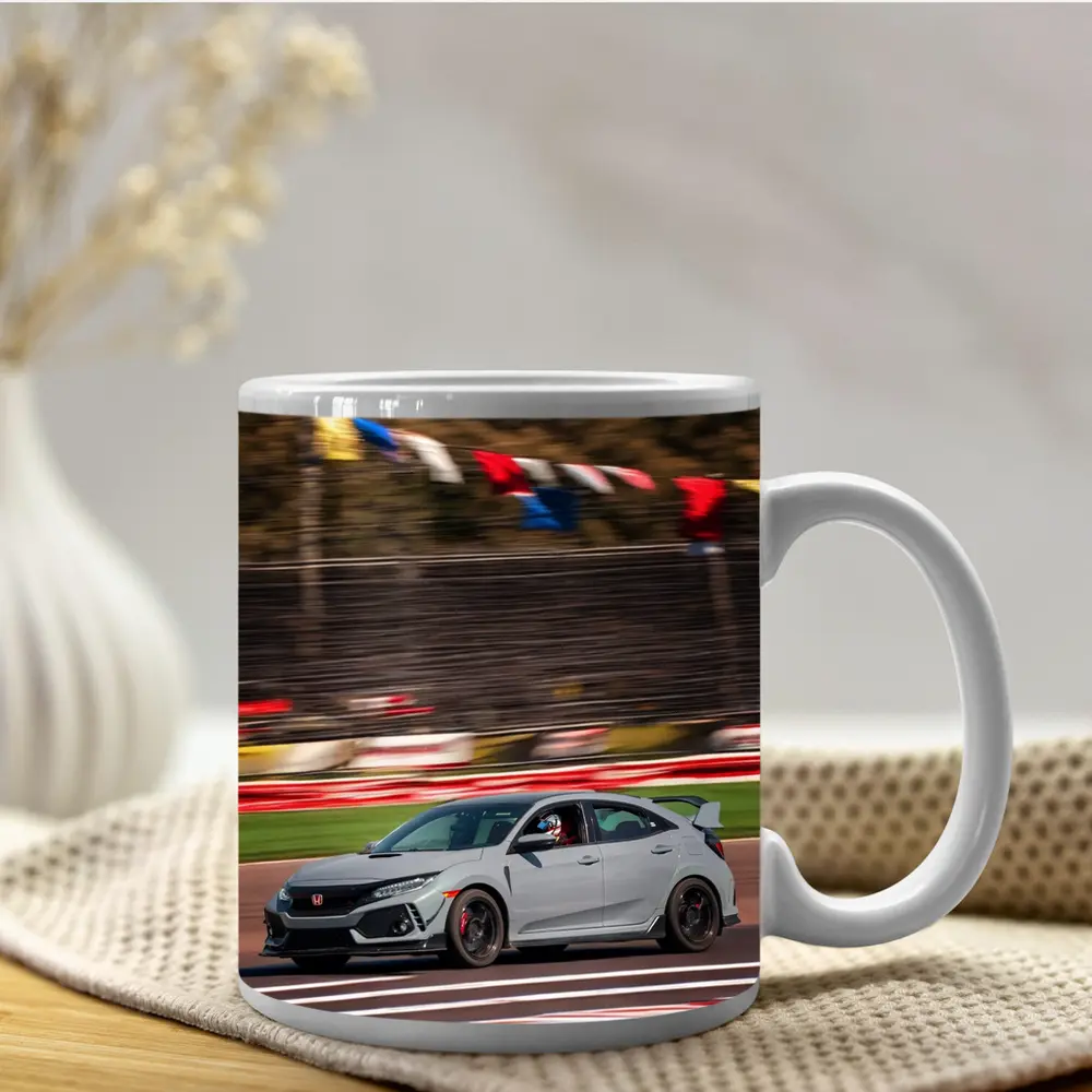 Honda Civic Type R Racing on Track – Mugs