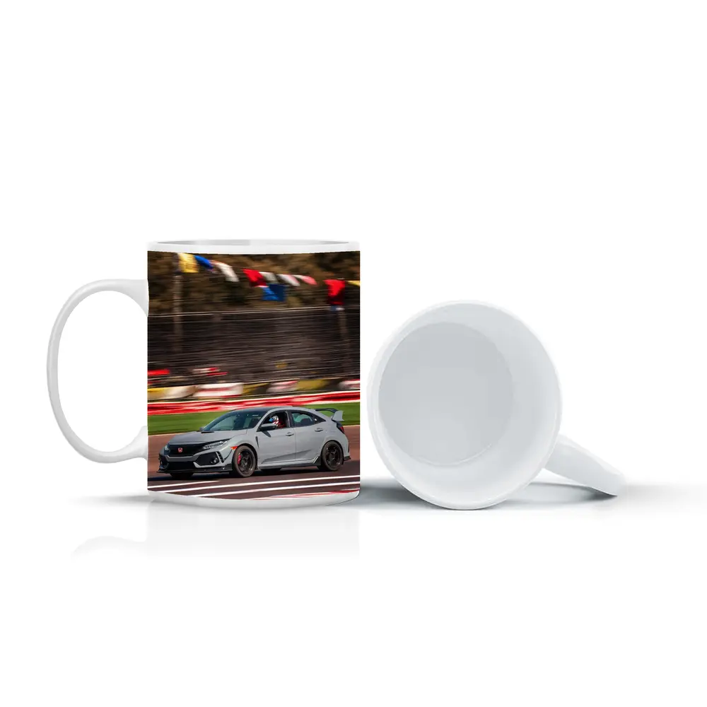 Honda Civic Type R Racing on Track – Mugs