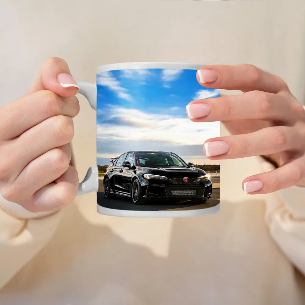 Honda Civic Type R Black Highway Drive – Mugs
